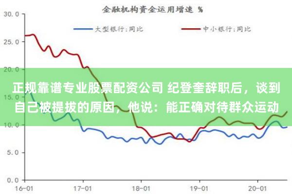 正规靠谱专业股票配资公司 纪登奎辞职后，谈到自己被提拔的原因，他说：能正确对待群众运动