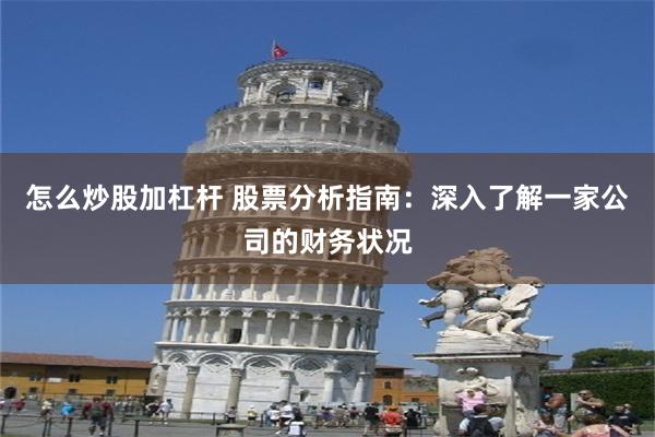 怎么炒股加杠杆 股票分析指南：深入了解一家公司的财务状况